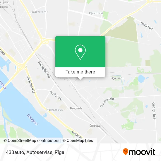 433auto, Autoserviss map