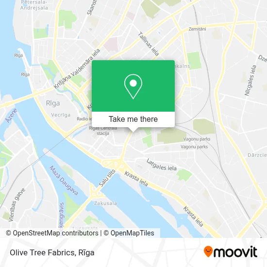 Olive Tree Fabrics map