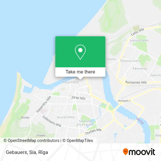 Gebauers, Sia map