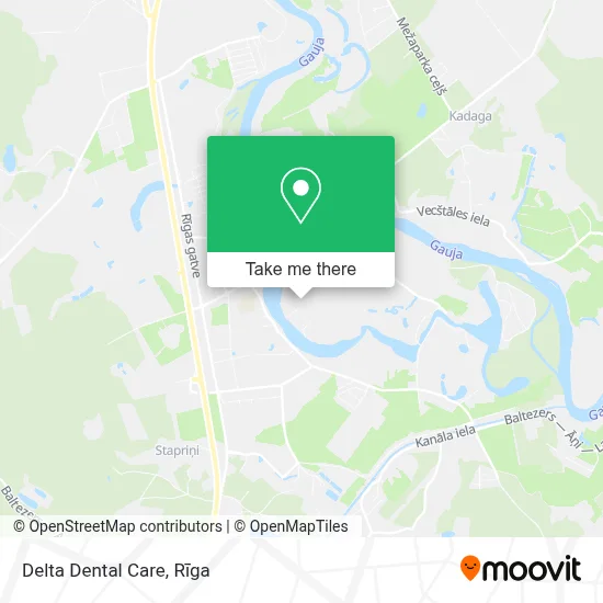 Delta Dental Care map