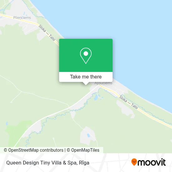 Queen Design Tiny Villa & Spa map