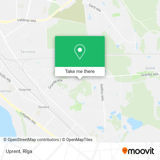 Uprent map