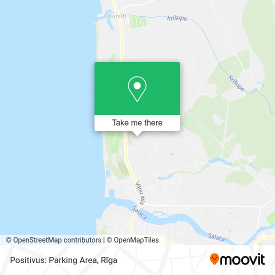 Positivus: Parking Area map