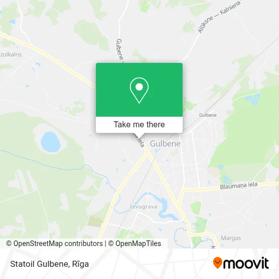 Statoil Gulbene map