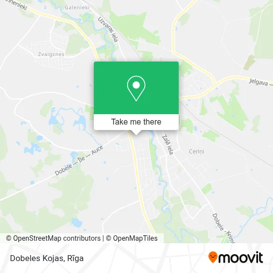 Dobeles Kojas map