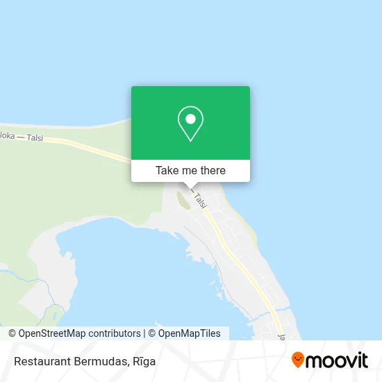 Restaurant Bermudas map
