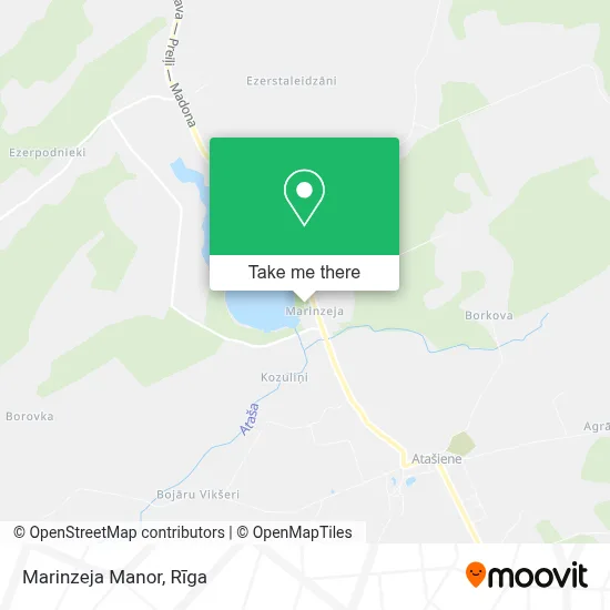 Marinzeja Manor map