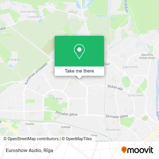 Euroshow Audio map