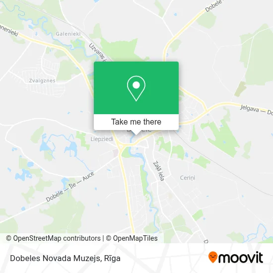 Dobeles Novada Muzejs map