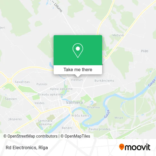 Rd Electronics map