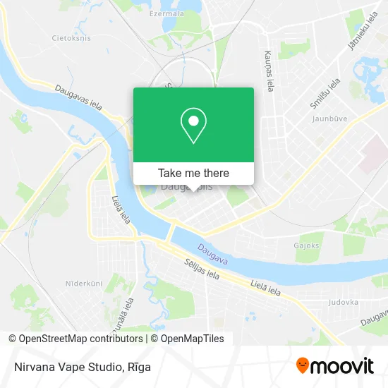 Nirvana Vape Studio map