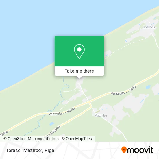 Terase "Mazirbe" map