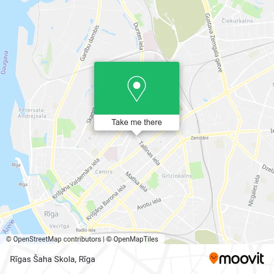 Rīgas Šaha Skola map