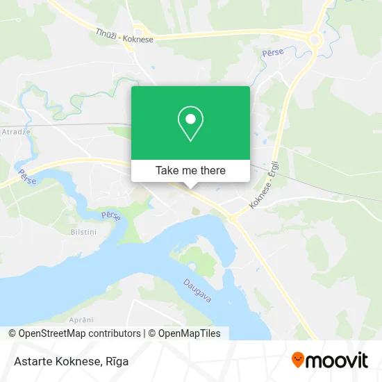 Astarte Koknese map