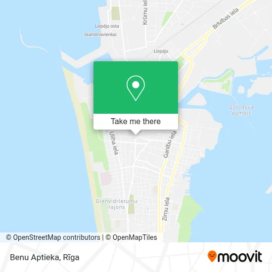 Benu Aptieka map