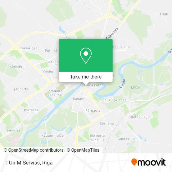 I Un M Serviss map
