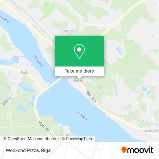 Weekend Pizza map