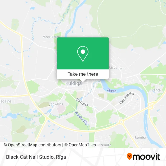 Black Cat Nail Studio map