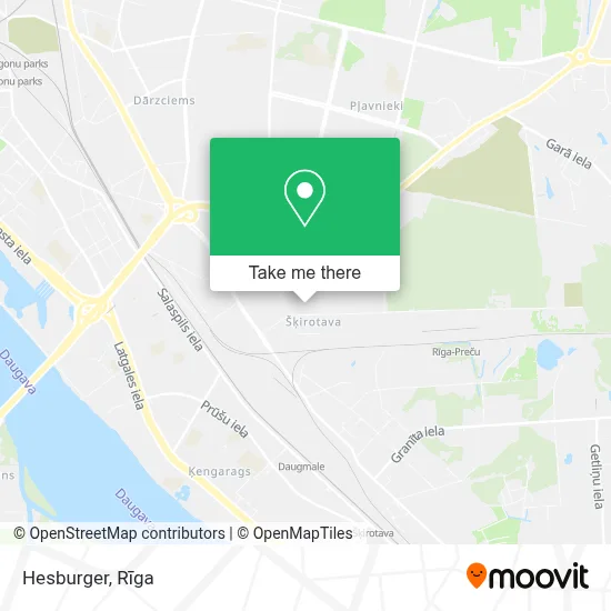 Hesburger map