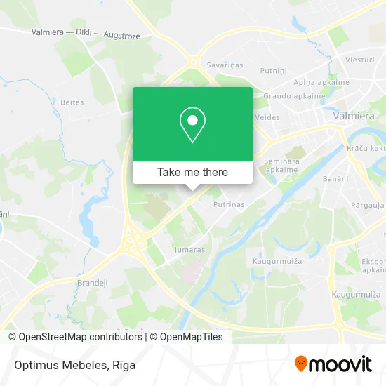 Optimus Mebeles map