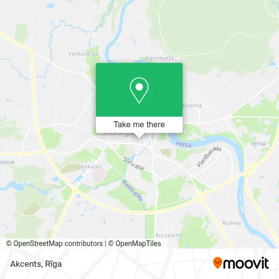 Akcents map
