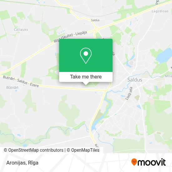 Aronijas map