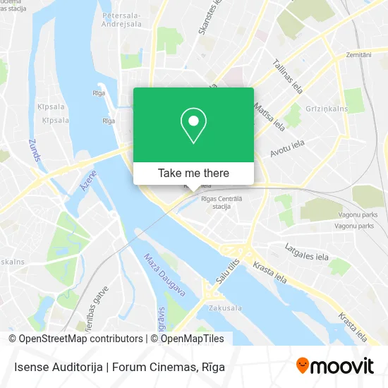 Isense Auditorija | Forum Cinemas map