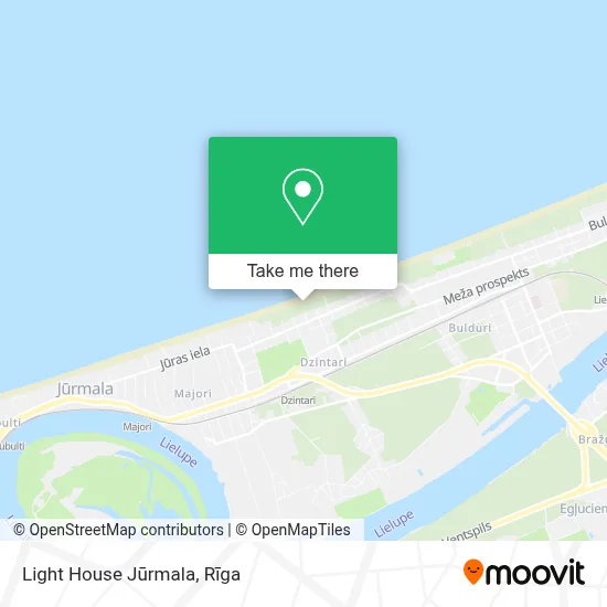 Light House Jūrmala map