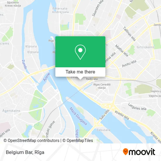 Belgium Bar map
