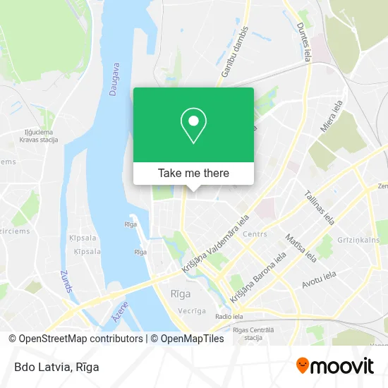 Bdo Latvia map