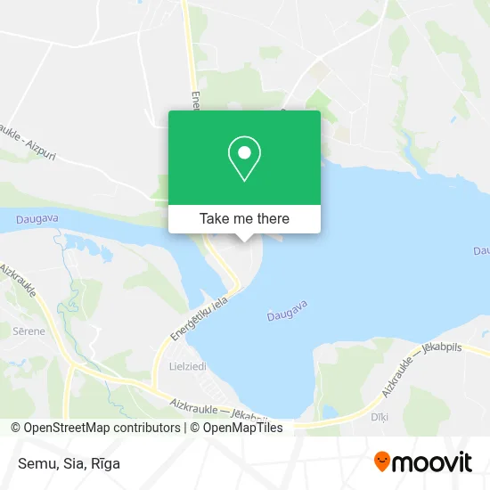 Semu, Sia map
