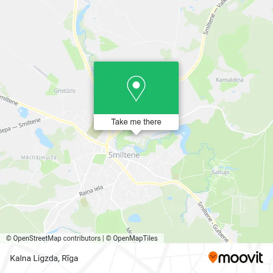 Kalna Ligzda map