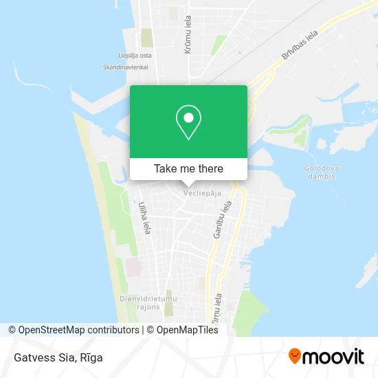 Gatvess Sia map