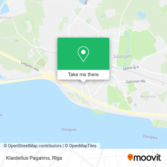 Klaidellus Pagalms map