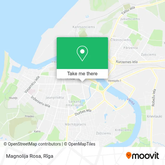 Magnolija Rosa map