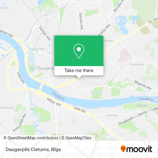 Daugavpils Cietums map