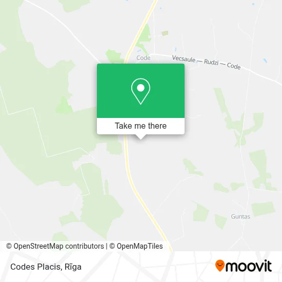Codes Placis map