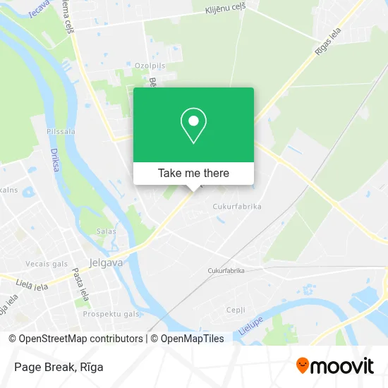 Page Break map