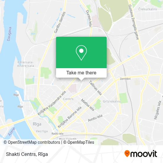 Shakti Centrs map