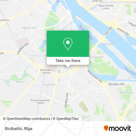 Biolbaltic map
