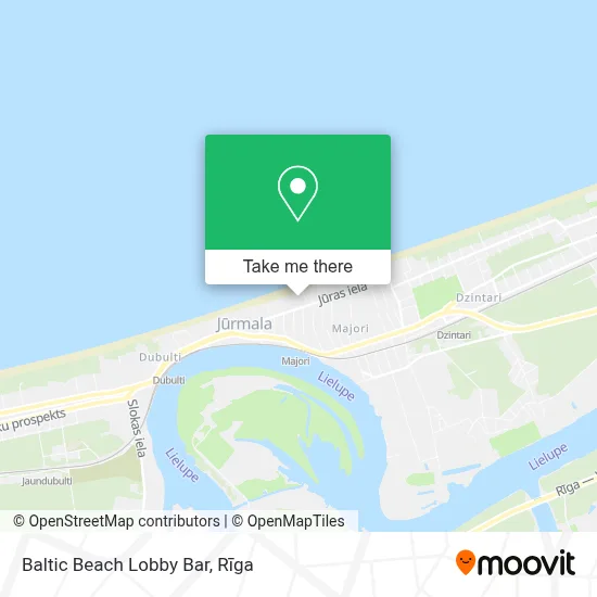 Baltic Beach Lobby Bar map