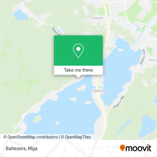 Baltezers map