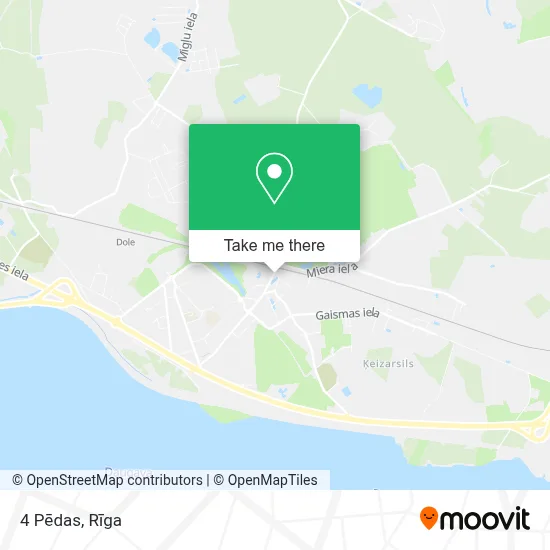 4 Pēdas map