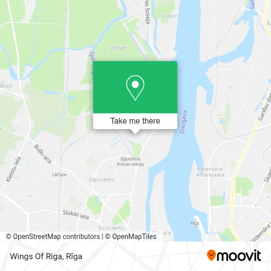 Wings Of Riga map