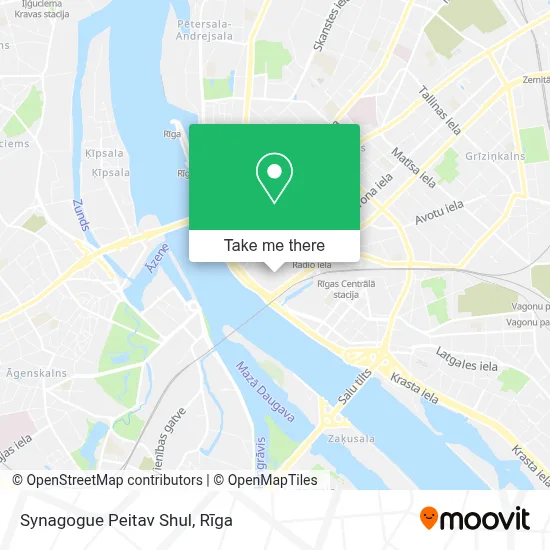 Synagogue Peitav Shul map