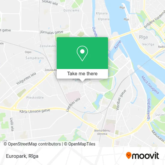 Europark map