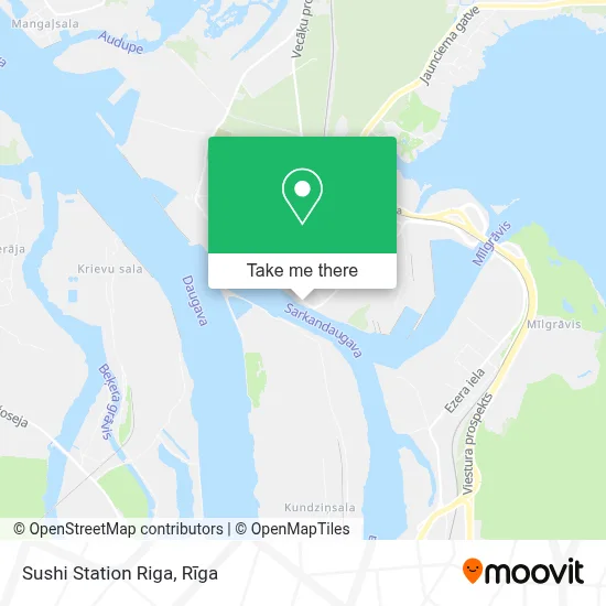Sushi Station Riga map