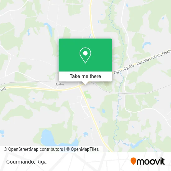 Gourmando map