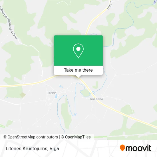 Litenes Krustojums map