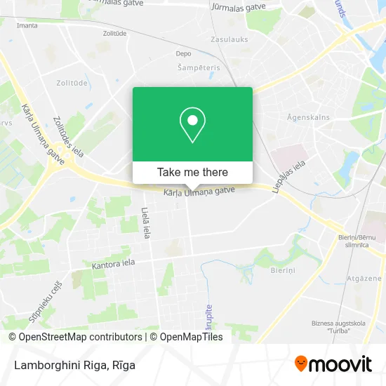 Lamborghini Riga map